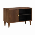 TV-Schrank Walnussbraun mit MDF und Walnussfurnier rechteckig 80 x 40 x 70 cm