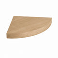 Viertelkreis Eckregal Eichefarben Spanplatte 30 x 30 x 1.8 cm