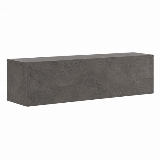 TV Hängeschrank Grau Spanplatte Melaminharzbeschichtung Rechteckig 120 x 30 x 30 cm